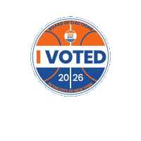 I Voted Sticker by Brad Lander