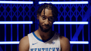 Wildcats Basketball Kiss GIF by Kentucky Men’s Basketball. #BuiltDifferent