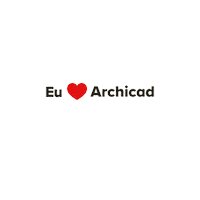 Graphisoft_Brasil design 3d amor arquitetura Sticker