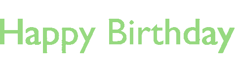 Happy Birthday Sticker