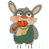 Hungry Fast Food Sticker