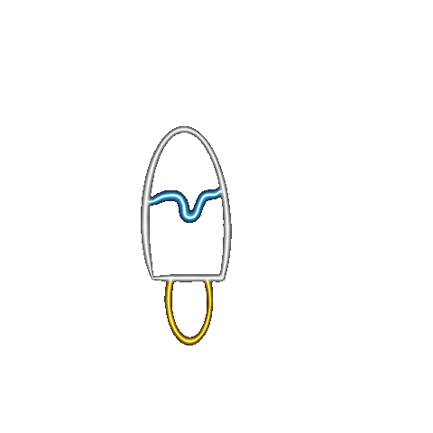 hautestockco summer neon ice cream popsicle Sticker