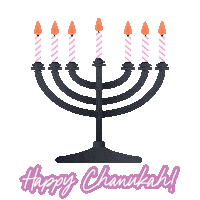 Happy Hanukkah Sticker by Alyssa Goldwater