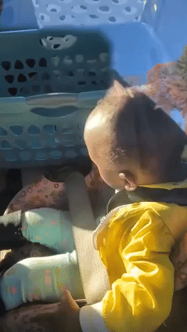 One-Year-Old Infant Accidentally Locked in Car Makes Clever Escape