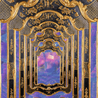 flavisamurai vhs glow mirror visuals GIF