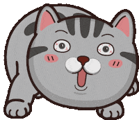 Happy Cat Sticker by VITA VITA ‧ 塔仔不正經