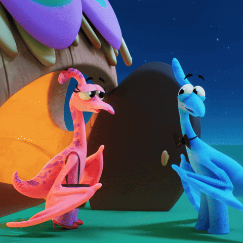 Waving In Love GIF by Claynosaurz