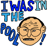 pool seinfeld Sticker by vienna pitts