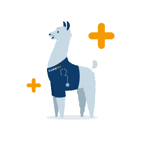 Pflege Curd Sticker by Curadu GmbH