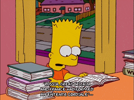bart simpson history GIF