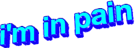 text pain Sticker