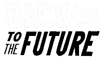 Back To The Future Flux Sticker by Daniela Nachtigall