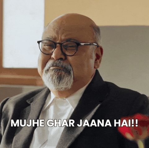 I Want To Go Home GIF by India