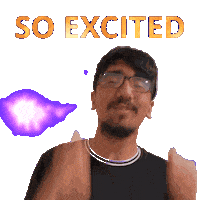 Im So Excited Sticker