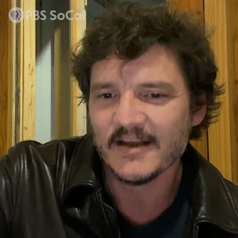 Pedro Pascal Celebrity GIF by PBS SoCal