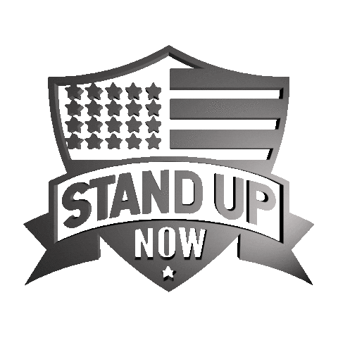 United We Stand Usa Sticker by Standup Now Apparel