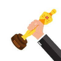 excited academy awards Sticker by ShutterstockContributors