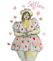 Self Love Plus Size Sticker