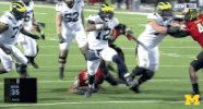Michigan Football Touchdown GIF by Michigan Athletics
