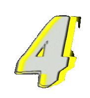 Glitch Numbers Sticker by #BASILIO