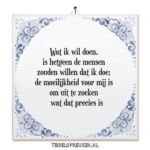 Humor Spreuk Sticker by Tegelspreuken.nl