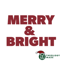 Christmas Snowflake GIF by Theology Made