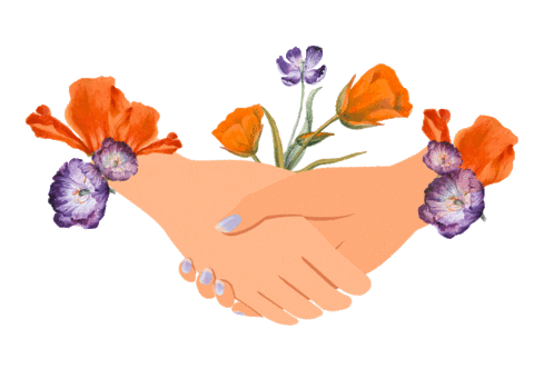 Coffee Flowers Sticker by Ameera Zaini