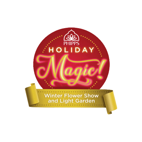 phippsconservatory giphyupload phipps phippsconservatory holidaymagic Sticker