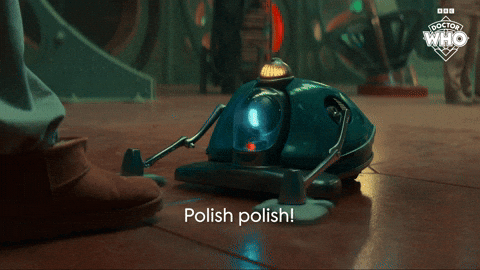 Polishing Season 2 GIF by Doctor Who