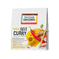 Thailand Curry Sticker by Fairtradeoriginal