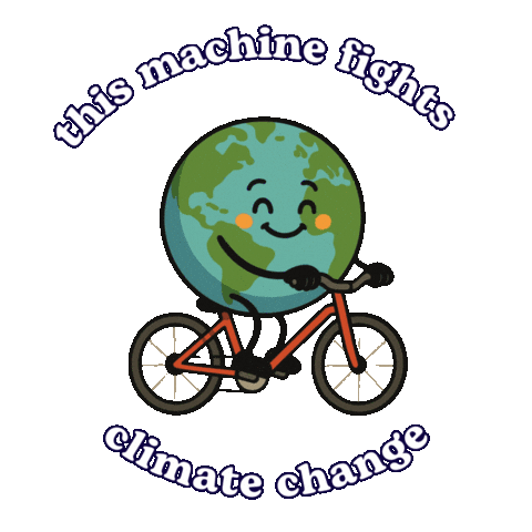 EuropeanCyclistsFederation giphyupload cycling bicycle climate change Sticker