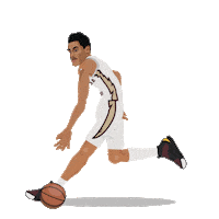 Slam Dunk Basketball Sticker by SportsManias