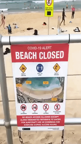 Sydney's Bondi Beach Reopens for Exercise as Australia's COVID-19 Restrictions Eased