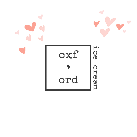 Dessert Love Sticker by OxfordIceCream