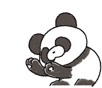 Panda What Sticker