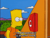 bart simpson news GIF