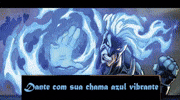 Blue Fire Burn GIF