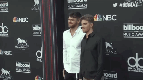 the chainsmokers 2018 bbmas GIF by Billboard Music Awards