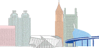 city architecture Sticker by tvsdesign