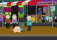eric cartman art GIF by South Park 