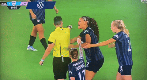 Savage0ffTheTopRope finger wag washington spirit leicy santos nwsl reacts GIF
