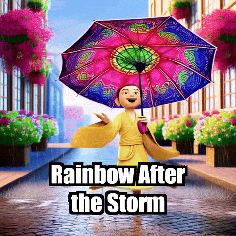 Rain Unexpected Joy GIF by BuddhaFlyJourney