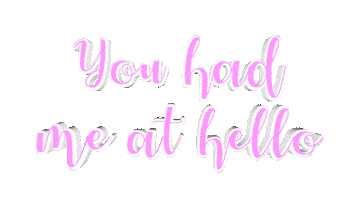 You Had Me At Hello Valentine Sticker by OpticalArtInc.