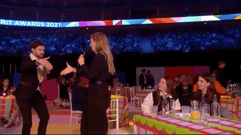Jack Whitehall Handshake GIF by BRIT Awards