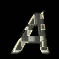 Glitch Alphabet GIF by #BASILIO