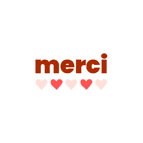Thanks Merci Sticker