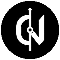 nullgradnord compass north frosty navigation Sticker