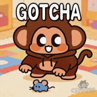 Pounce Got You GIF by Chimpers