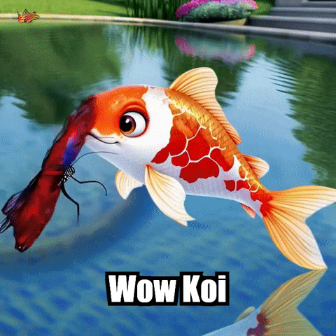 Koi Fish Surprise GIF by TheConfishius