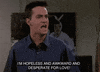 awkward matthew perry GIF